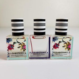2 Rosabotanica & 1 Florabotanica mini perfumes by Balenciaga